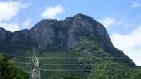 26子持山獅子岩と二子山中央稜の写真