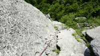 34子持山獅子岩と二子山中央稜の写真
