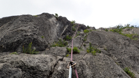 46子持山獅子岩と二子山中央稜の写真