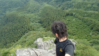 47子持山獅子岩と二子山中央稜の写真